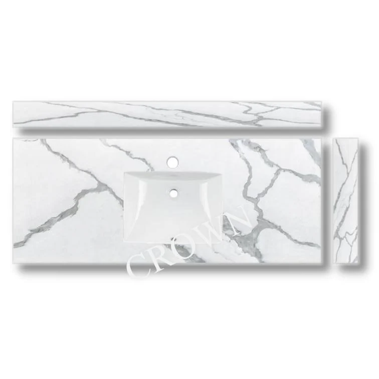55" Quartz Vanity Top CYG044