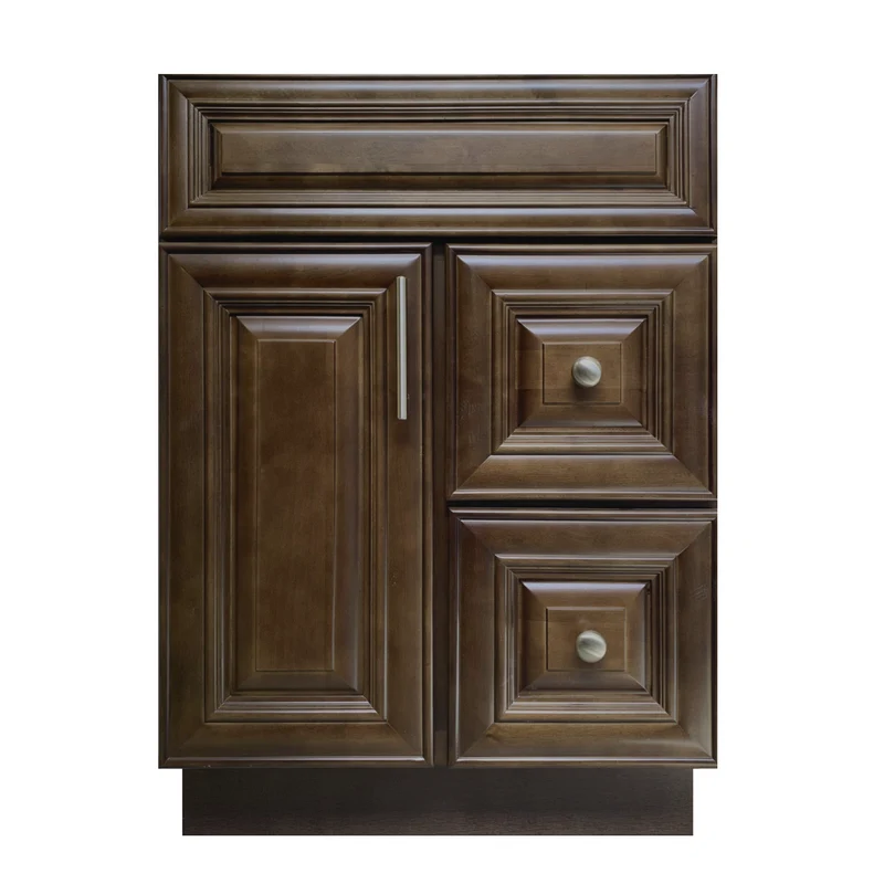 24 inch Solid Wood Bathroom Vanity Cabinet Only VSD24R