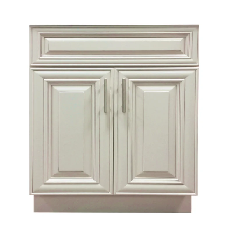 30 inch Solid Wood Bathroom Vanity with Quartz Top & Sink VSB30