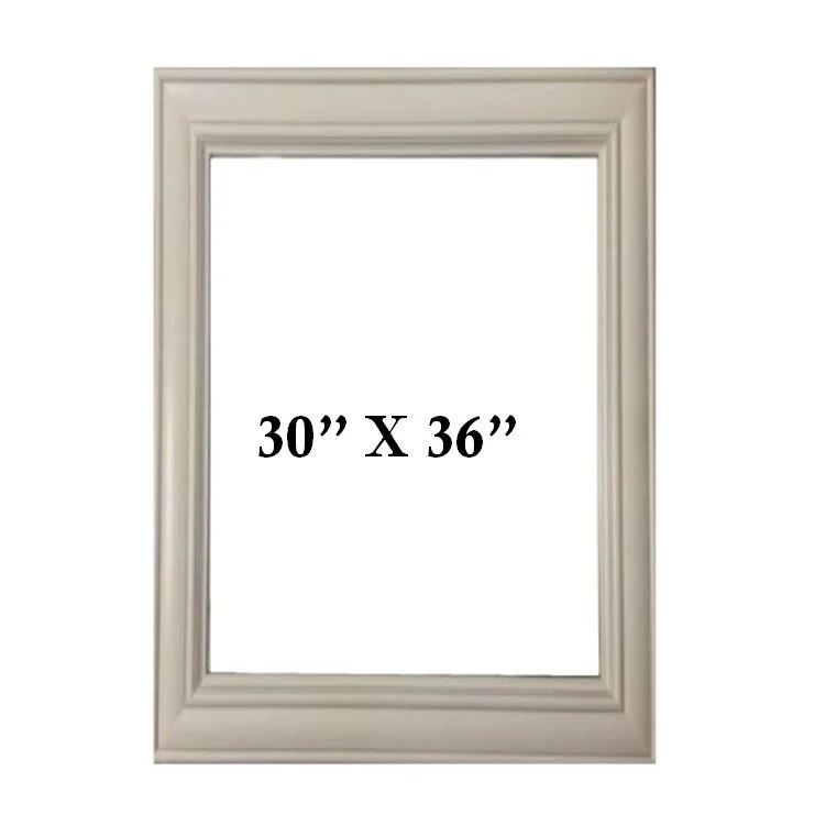 Crown 30"X 36" Solid Wood Bathroom Vanity Mirror