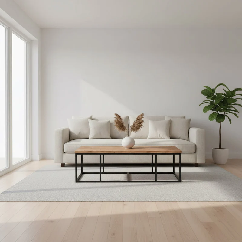 Porto - Table basse en acacia massif 120 cm