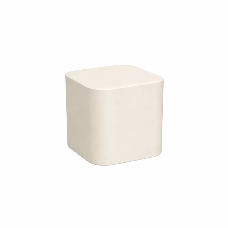Table basse Marlow - Forme carrée - H40 cm – Latte Stoneskin