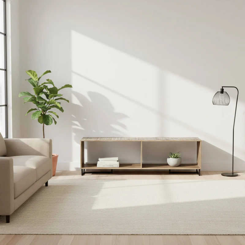 Sienne - Meuble TV en manguier massif 180 cm