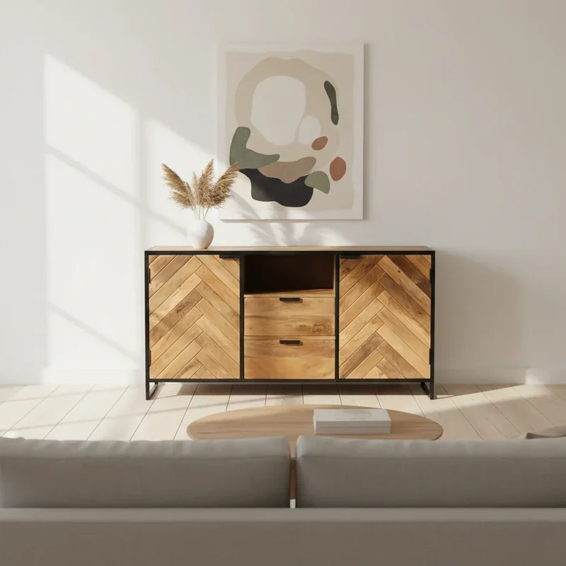 Séville - Buffet en manguier massif 150 cm