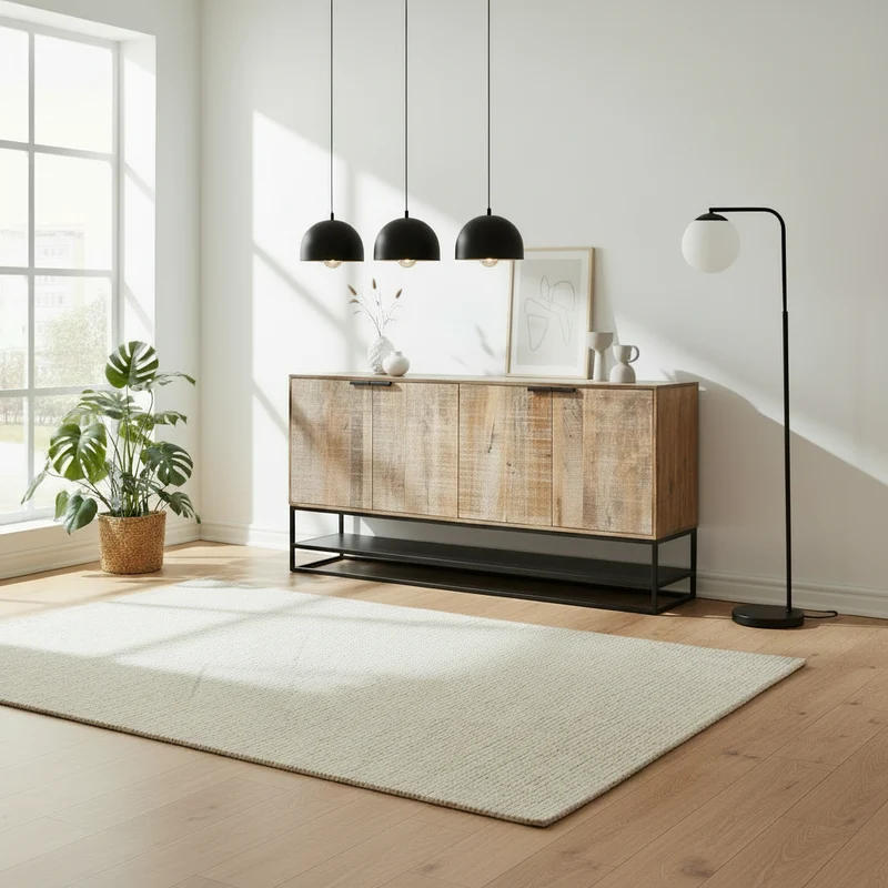 Palerme - Buffet en manguier massif 180 cm