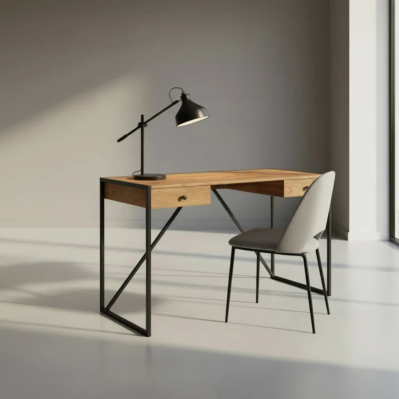 Porto - Bureau en acacia massif 120 cm