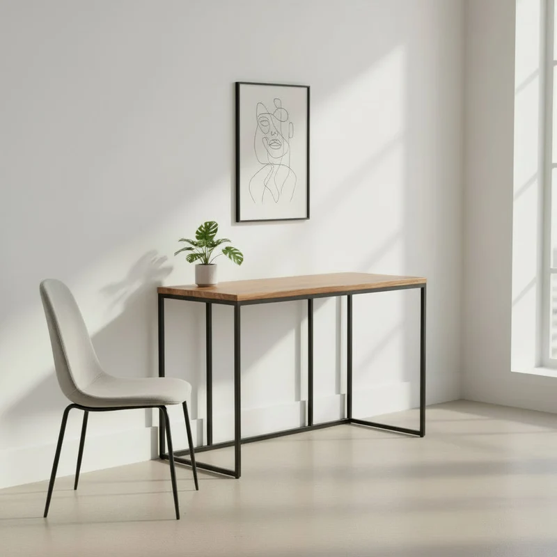 Porto - Bureau en acacia massif 125 cm