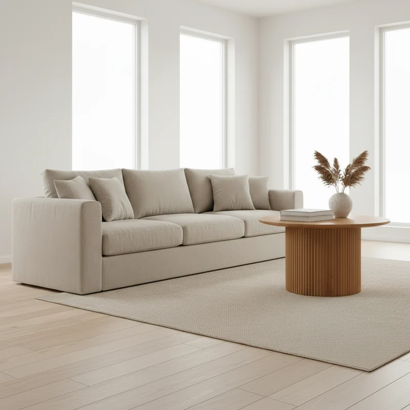 Ibiza - Table basse en manguier massif 80 cm