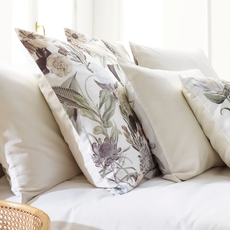 Drap-housse satin de coton - Taupe