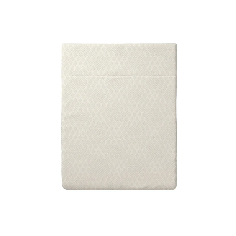 Drap plat satin de coton - Garden Micro taupe