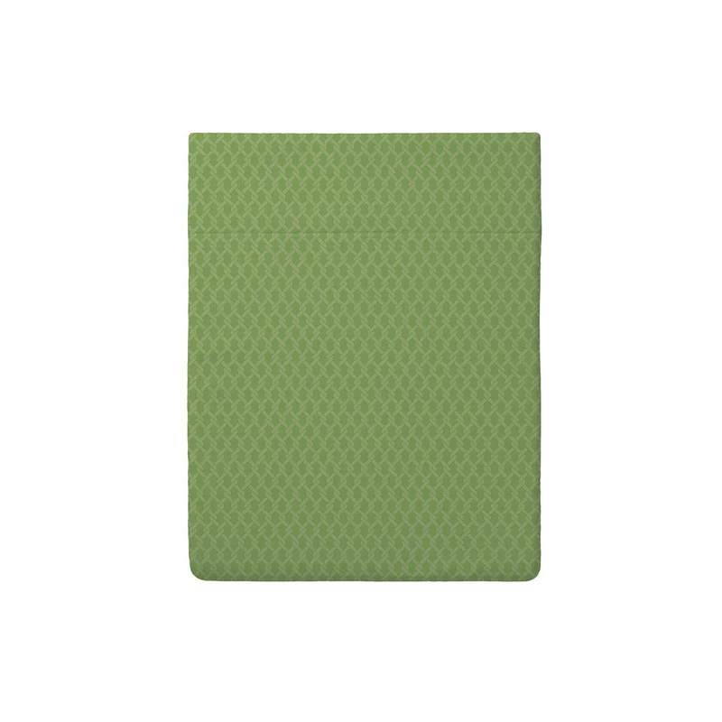 Drap plat satin de coton - Garden Micro vert
