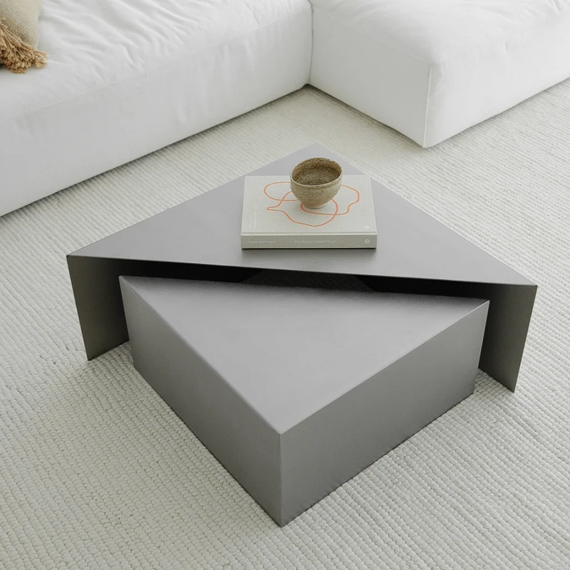 Table basse chrome Erbray - Acier inoxydable - Klein