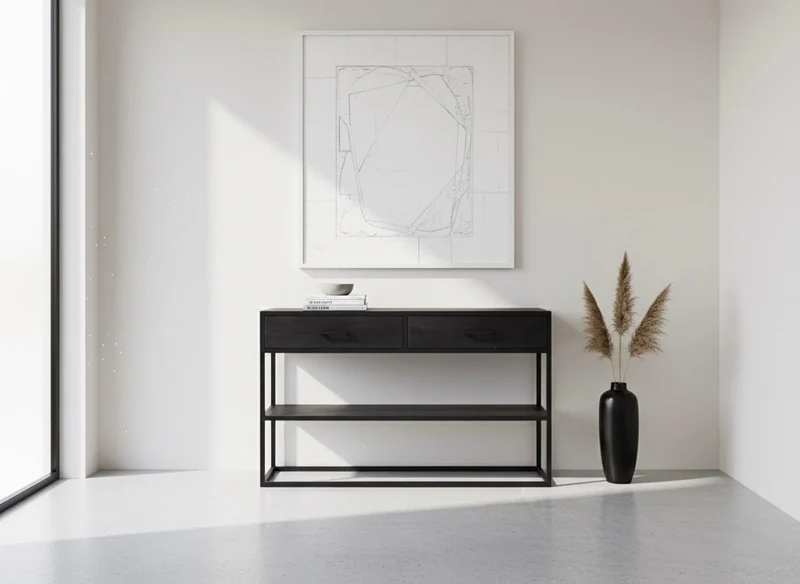 Chennai - Console en manguier massif 120 cm
