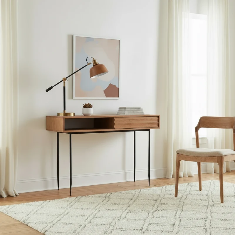 Florence- Bureau en manguier massif 125 cm