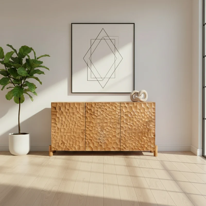 Paris - Buffet en manguier massif 150 cm