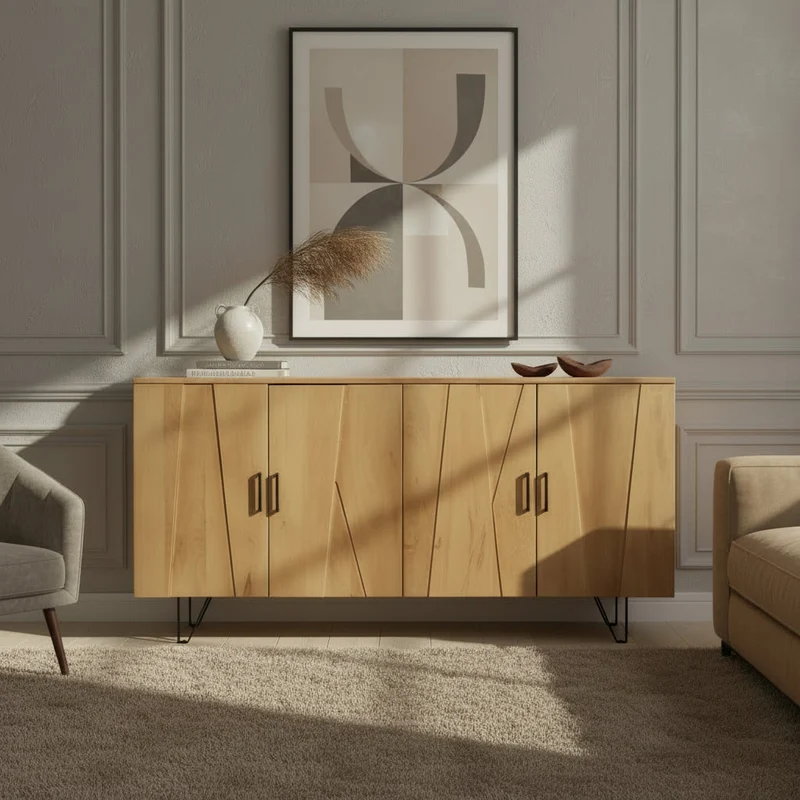 Berlin - Buffet en manguier massif 160 cm