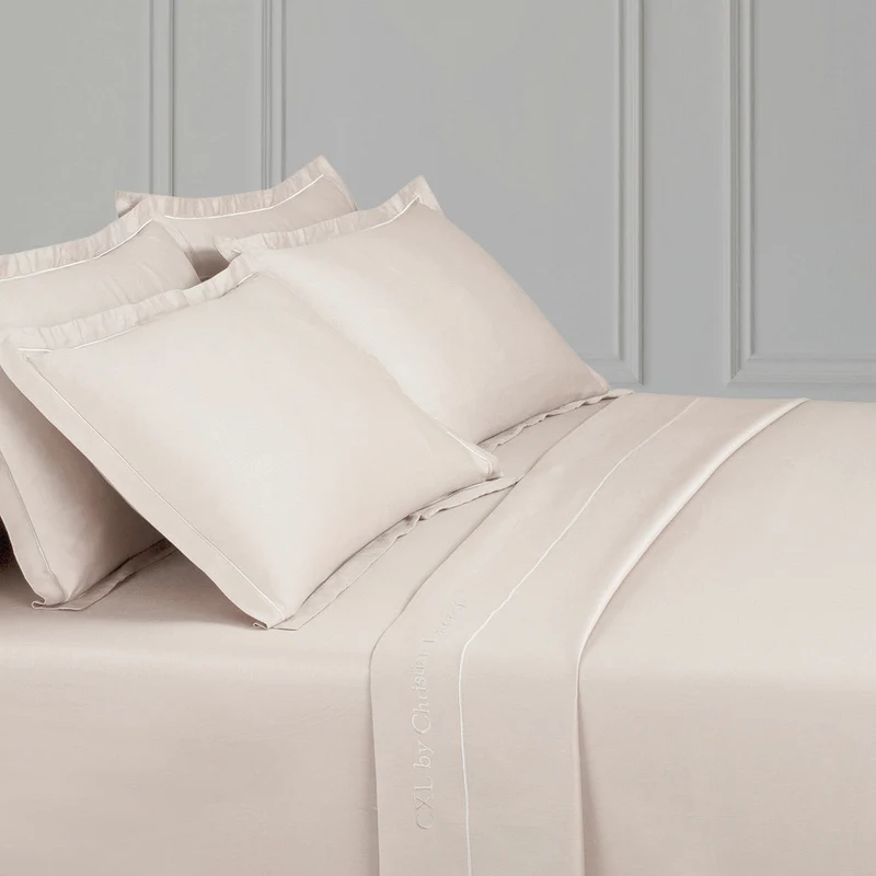 Drap plat satin de coton - Uni 1 baratta Taupe 05