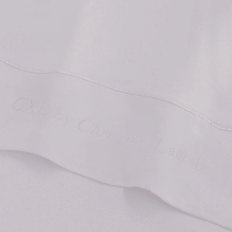 Drap plat satin de coton - Uni 1 baratta Gris 01
