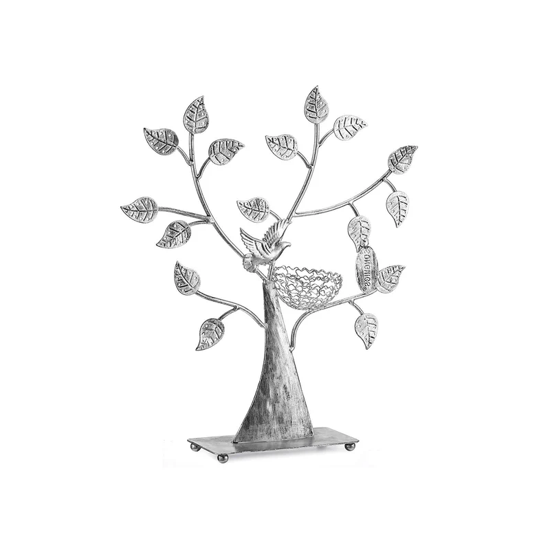 Présentoir bijoux arbre argenté
