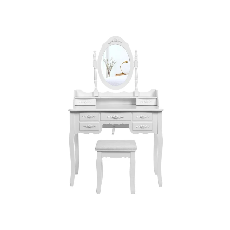 Set coiffeuse 7 tiroirs