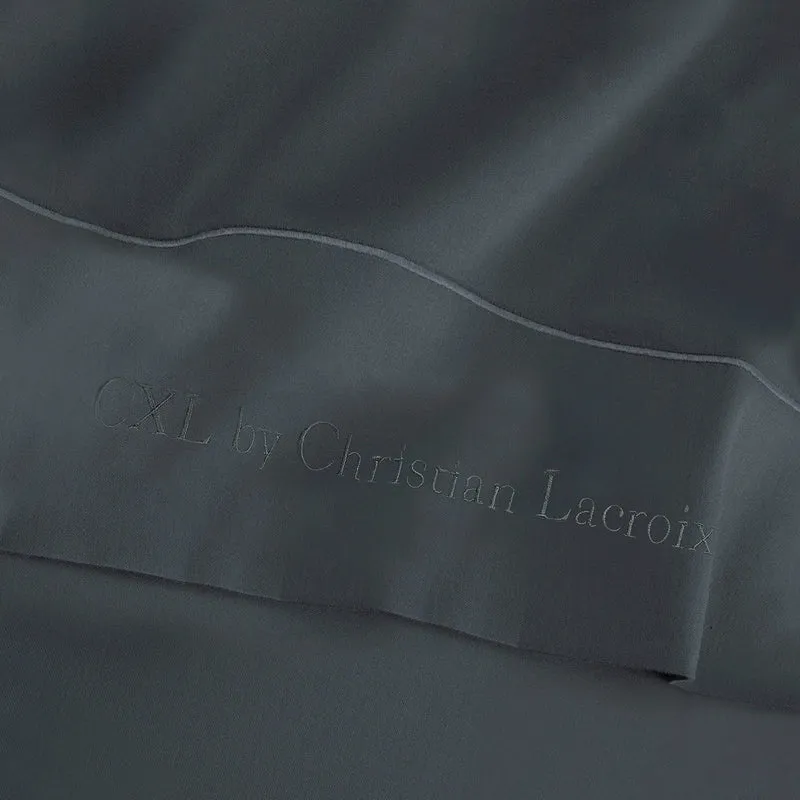 Ensemble de draps satin de coton - Uni 1 baratta Gris 02