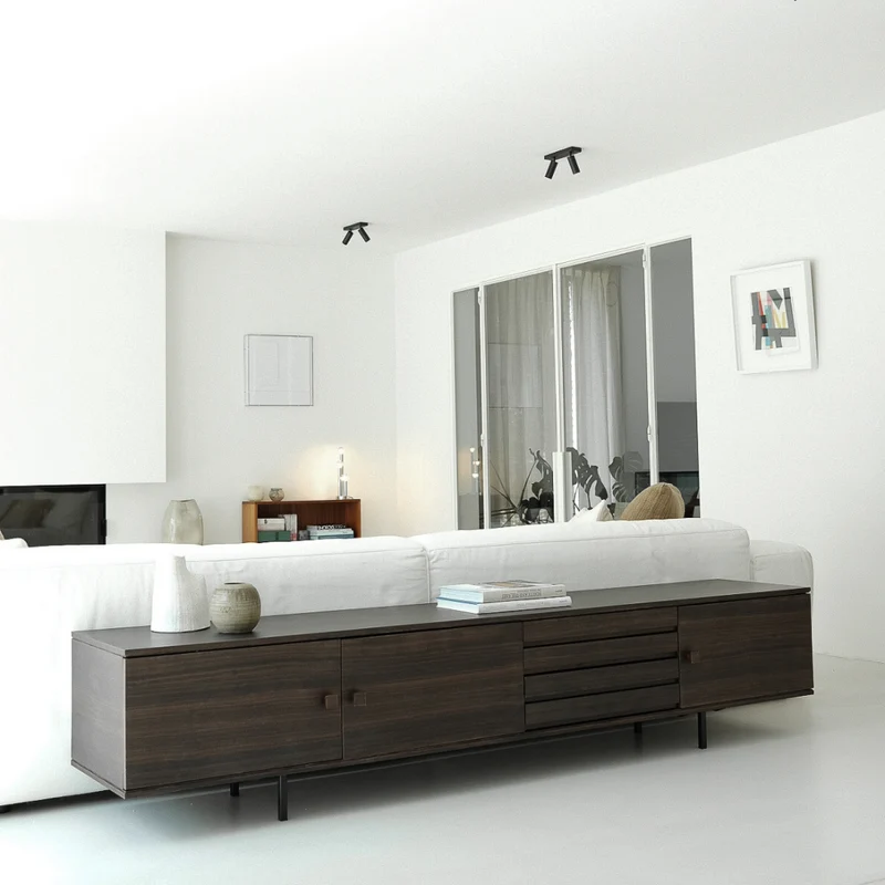 Buffet Vintage - Calvin - Fumée - 240 cm