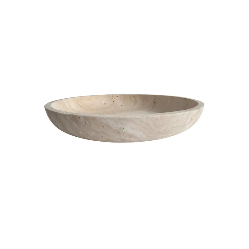 Bol - Travertin Blanc - D50 cm