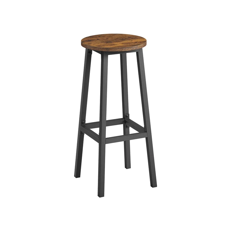 Tabourets de bar avec repose pieds pour cuisine et salon