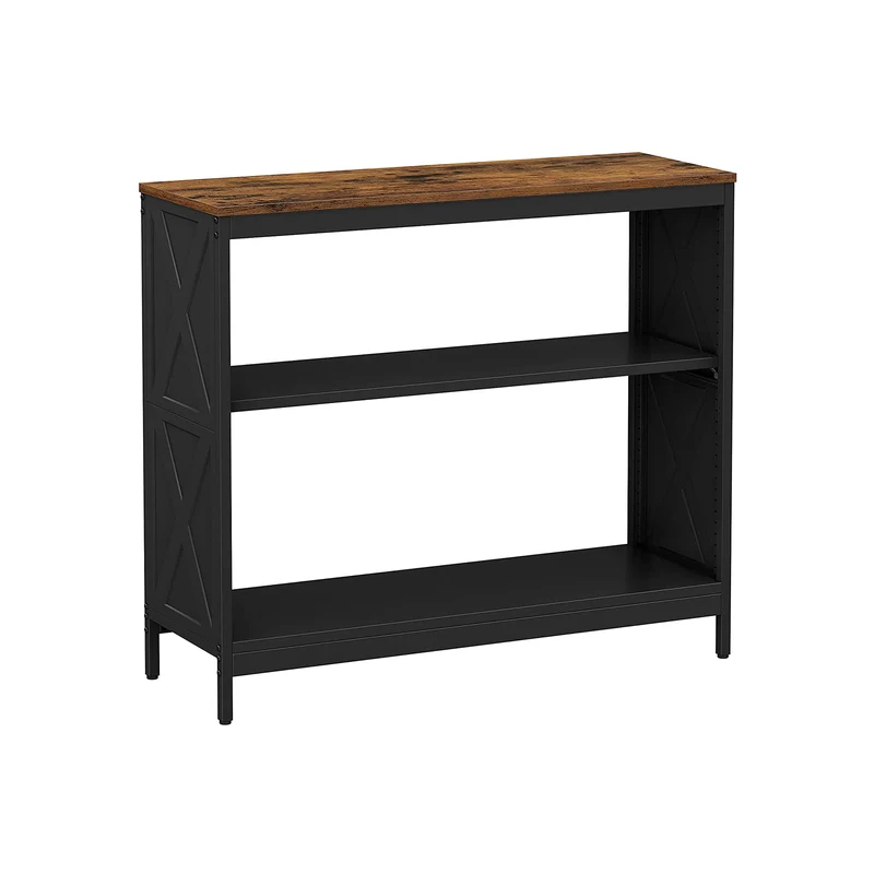 Table console façon grange noir