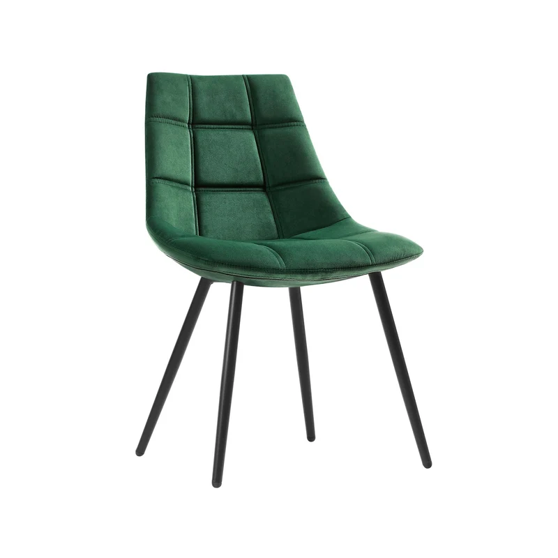2 Chaises courbées vert