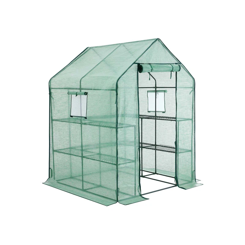 Serre de jardin avec 10 étagères Vert GWP12GN