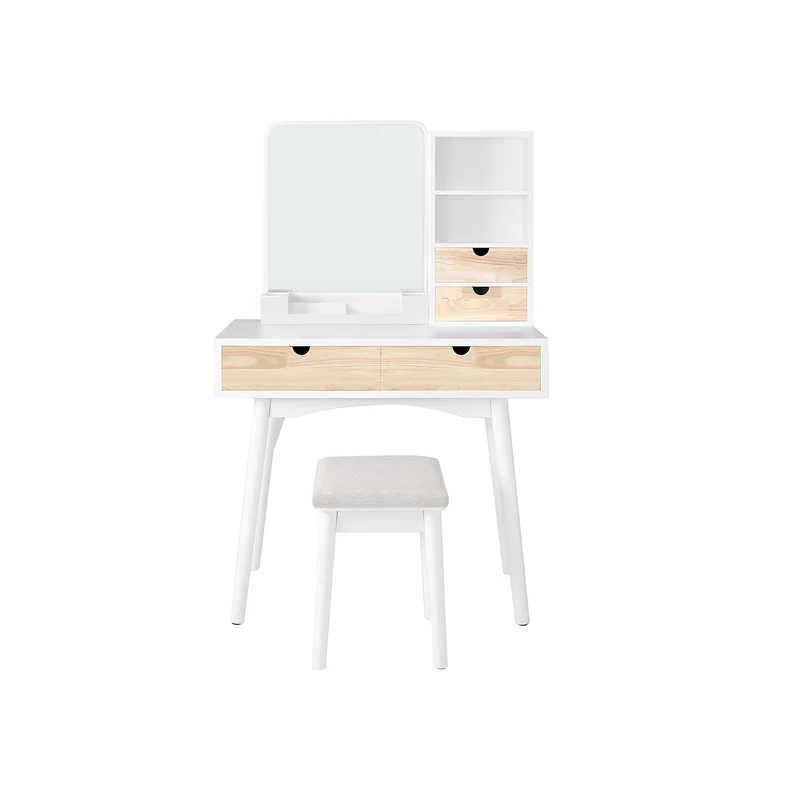 Coiffeuse avec grand miroir