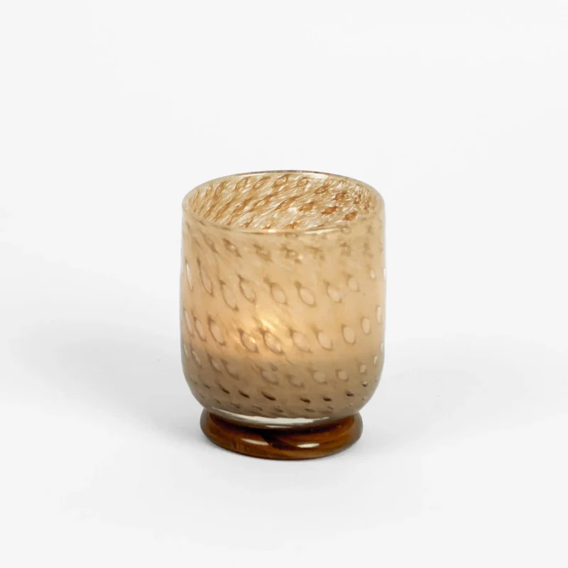 Photophore / vase taupe