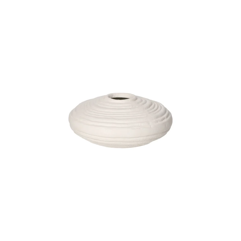 Vase écru galet S