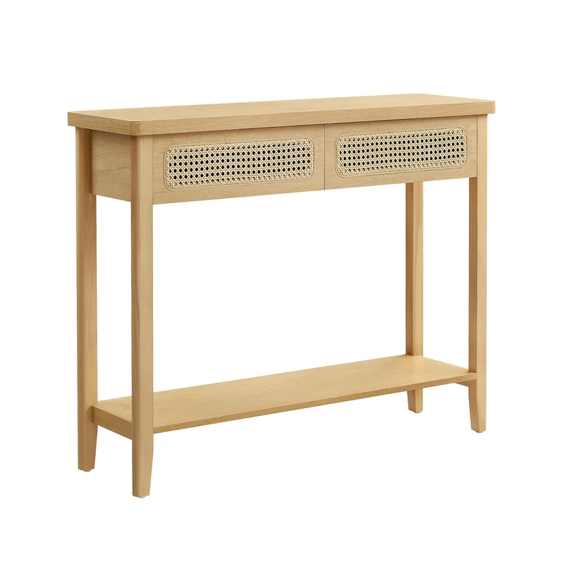 Table console 2 tiroirs style boho