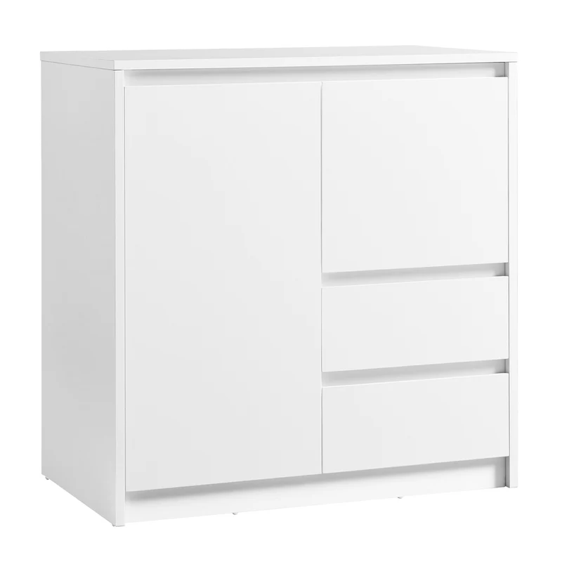 Buffet avec 2 tiroirs blanc nuage