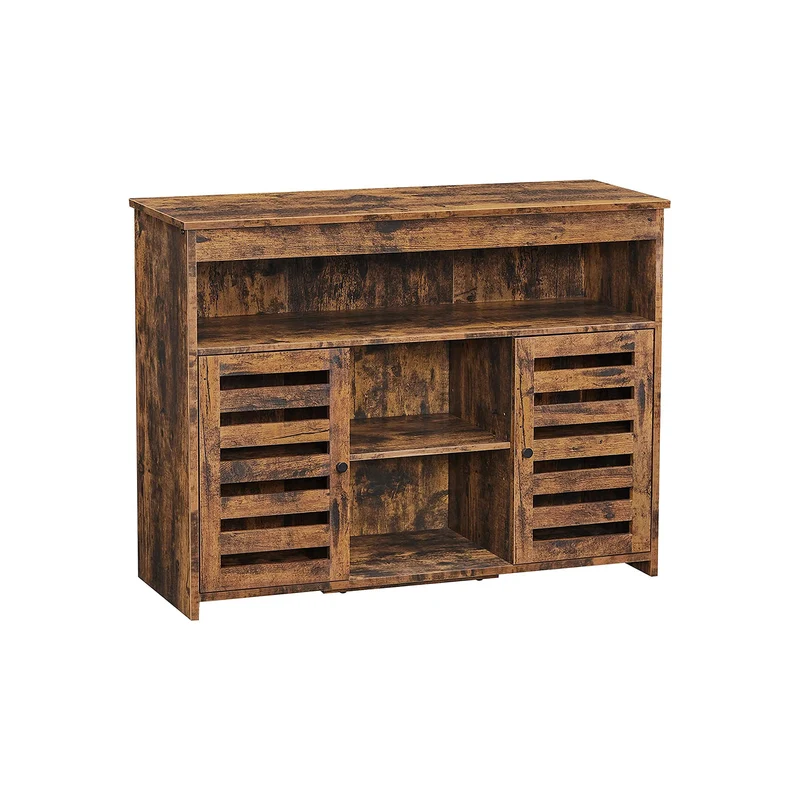 Buffet portes persiennes