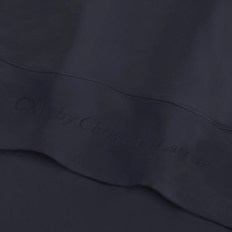 Ensemble de draps satin de coton - Uni 1 baratta Bleu 07