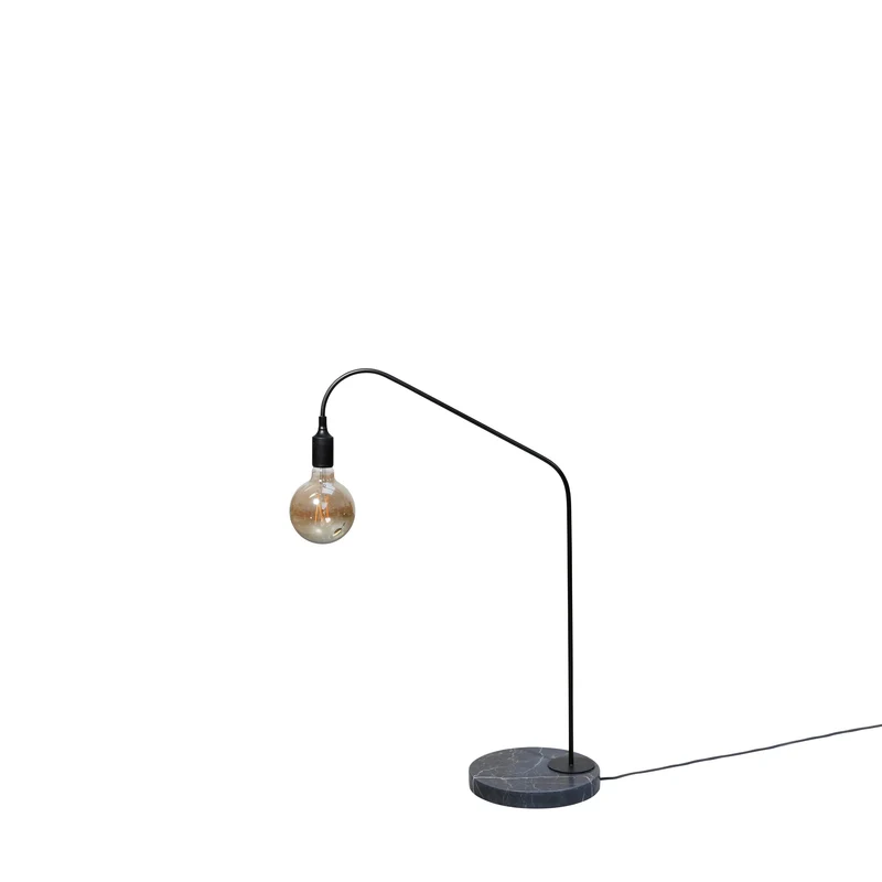 Lampe de Table - Ellis - Noir/ Marbre Noir
