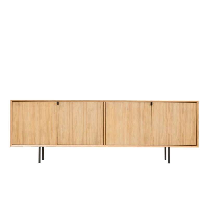 Dressoir Retro - Chêne - Salvin (200cm)