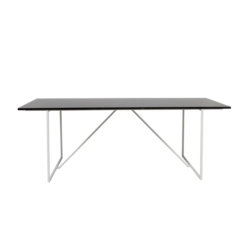 Table à manger rectangulaire - Lisa - Marbre noir - 210cm