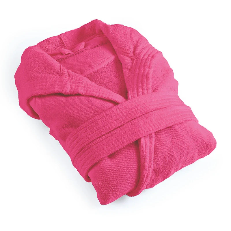 Peignoir avec capuche - Fuchsia