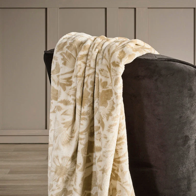 Plaid - 130 x 160 cm - Arabesque Taupe
