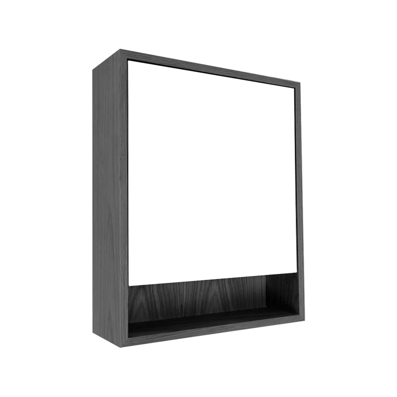 Armoire de toilette Jacqueline - Noir - 50 cm