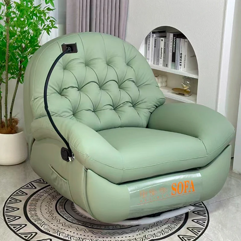 Modern Luxury Comfort Recliner Chair - 360° Rotating Lounge Accent Chair For Living Room