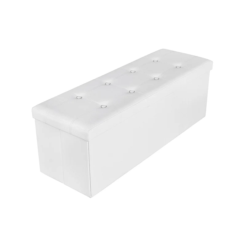 Banc de rangement 120L blanc