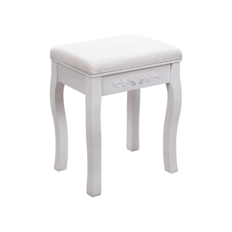 Tabouret de coiffeuse hévéa