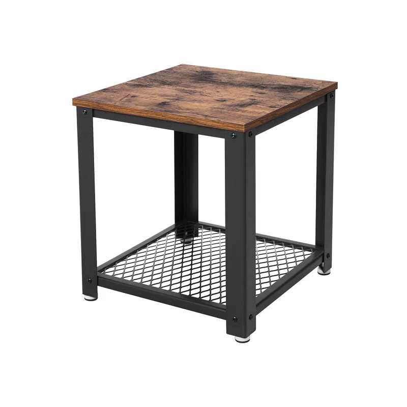 Table d'appoint carrée industriel