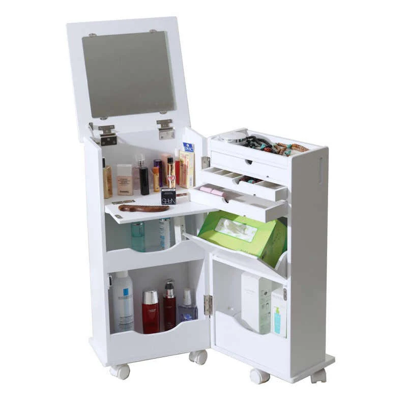 Coiffeuse avec grand espace de rangement