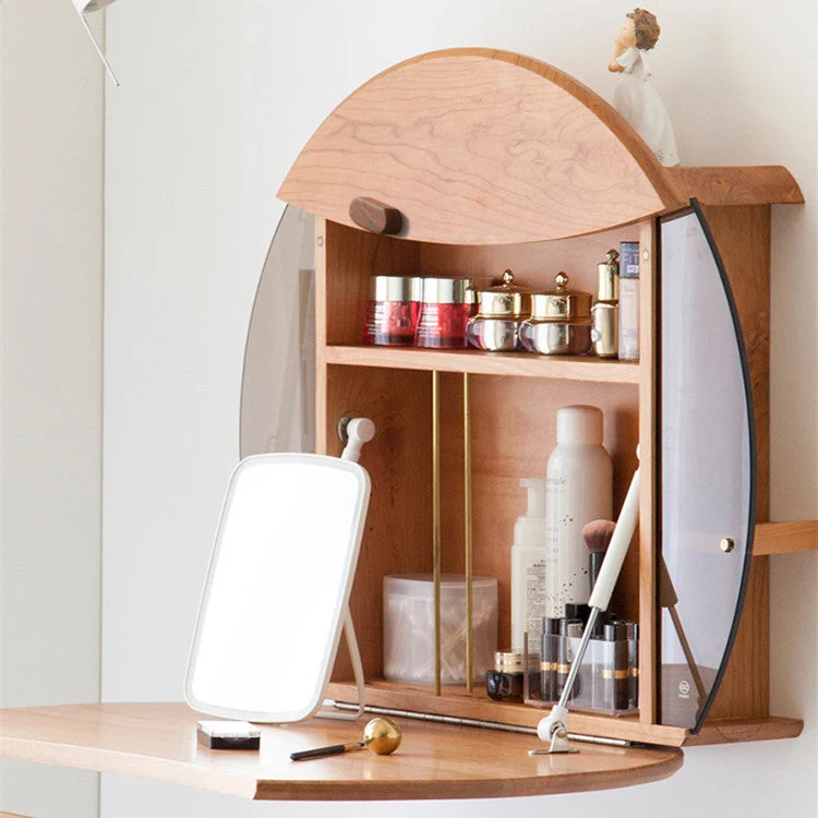 Bureau d'ordinateur portable de table de vanité multifonctionnel d'économie d'espace fixé au mur